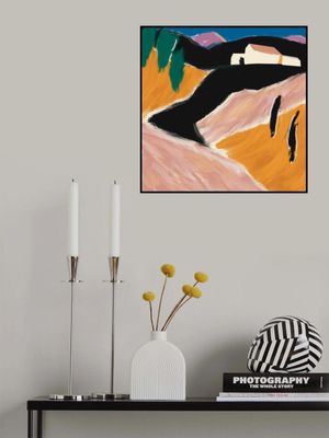 Abstract Landscape With A Minimalist House