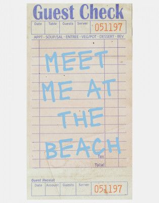 Meet Me At the Beach   Blue
