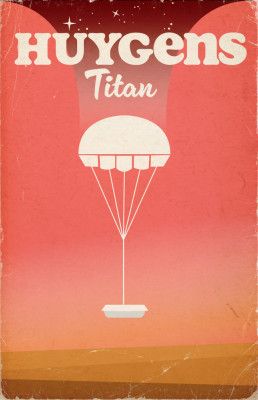 Hygens Titan Space Art