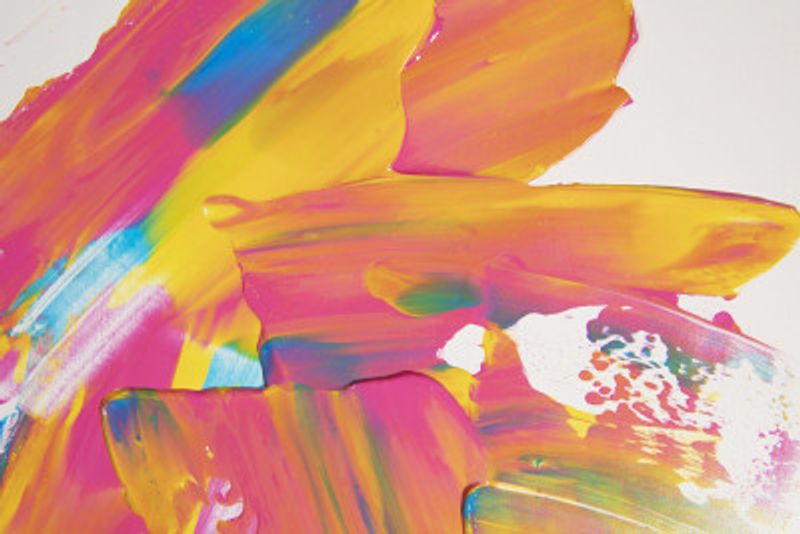 Abstract paint composition nº27