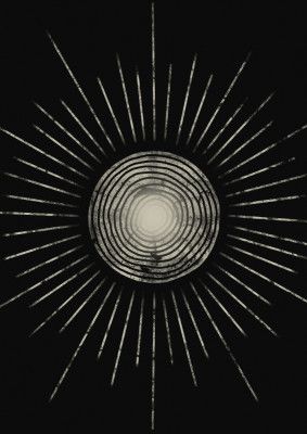 Midnight Sun Abstraction