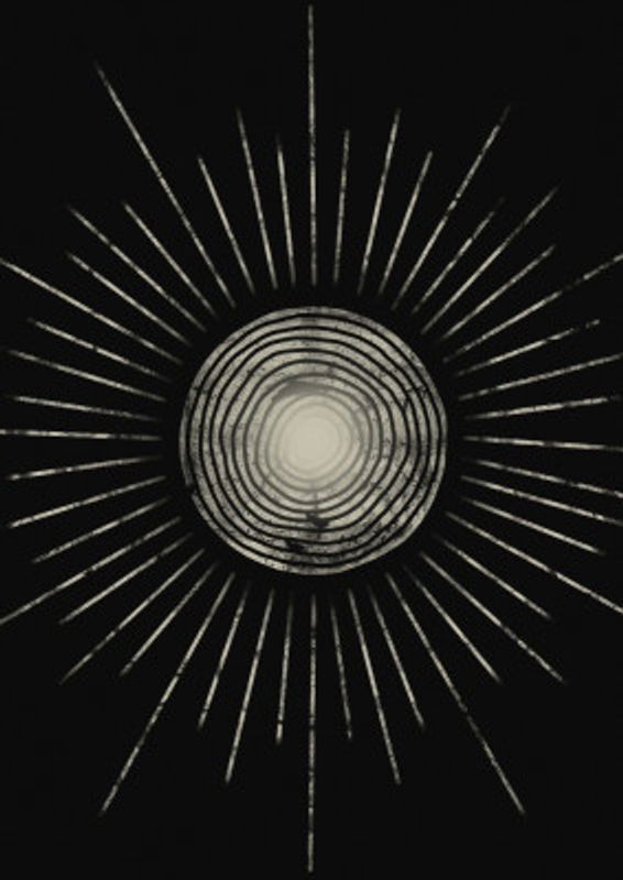 Midnight Sun Abstraction