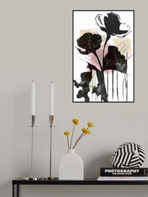 Black Floral Study No.1