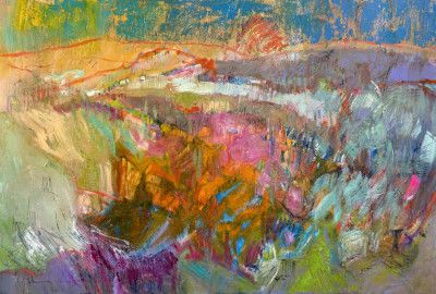 Vivid Mountain Landscape