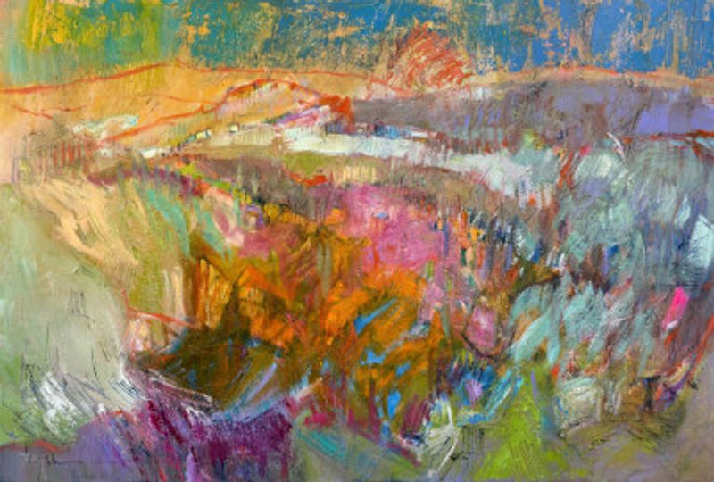 Vivid Mountain Landscape