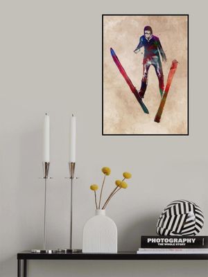 Sport Ski Jumper Art
