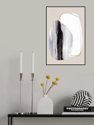 Organic Shapes With Textured Brushstrokes