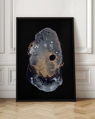 Abstract Gold Bubbles