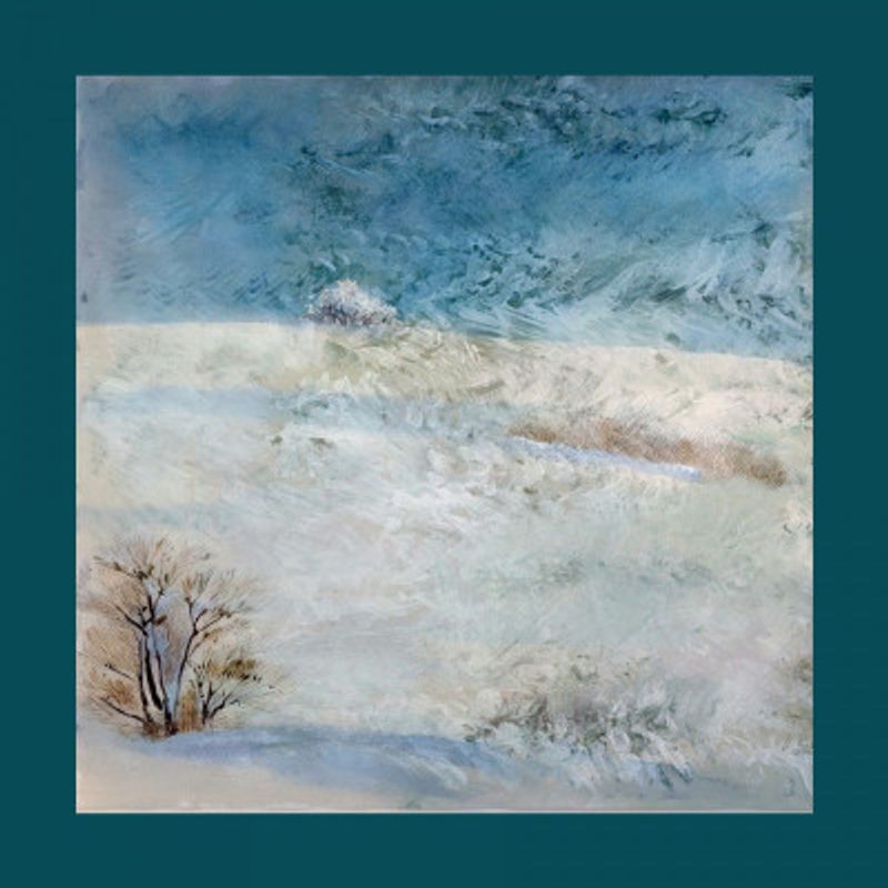 Winter Scene: Christmas Tree Vintage Style 2