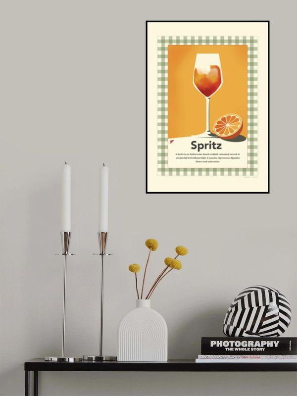 Spritz retro print