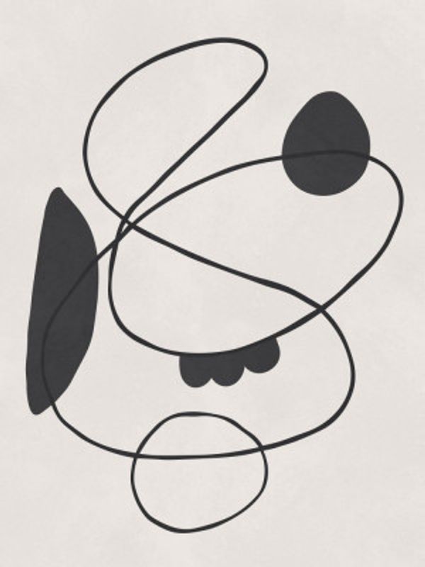 Expressionist forms and lines 7