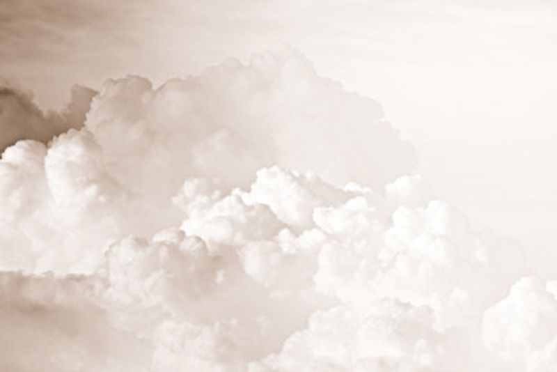 Cotton Candy Clouds Beige