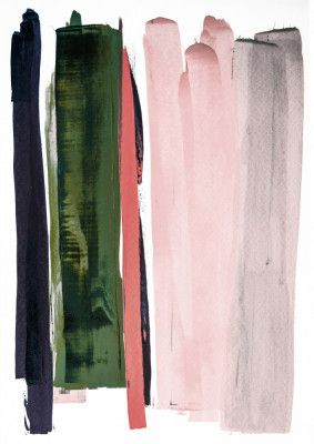 Abstract Vertical Brushstrokes