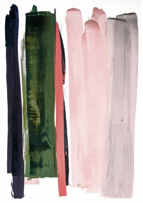 Abstract Vertical Brushstrokes