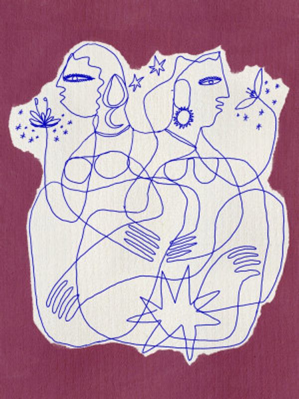 Two Intertwined Figures