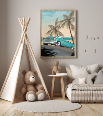 Vintage Beach Vacation