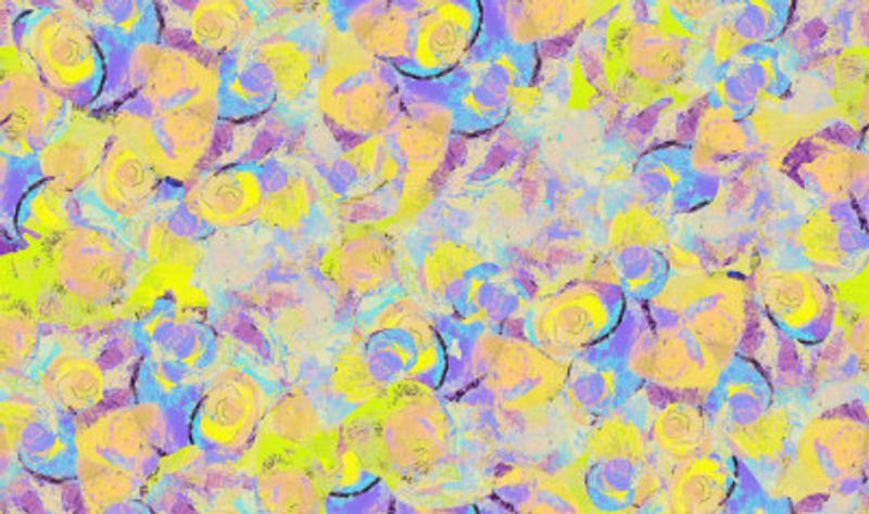 Repeatpattern Bouquethearts1tealyellow