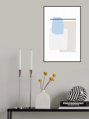 Geometric Shapes With Soft Pastel Colors
