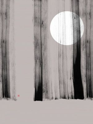 Hidden Moon N°1 | Behind the Trees