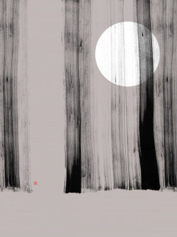 Hidden Moon N°1 | Behind the Trees