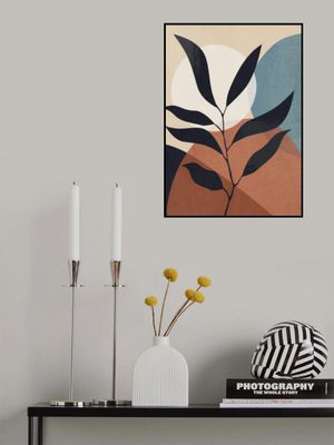 Abstract Art Tropical Leaf