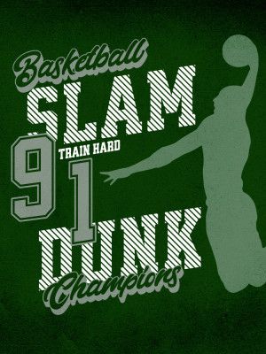 Slam Dunk Basketball Green