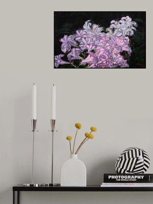 boss flower  oil on canvas