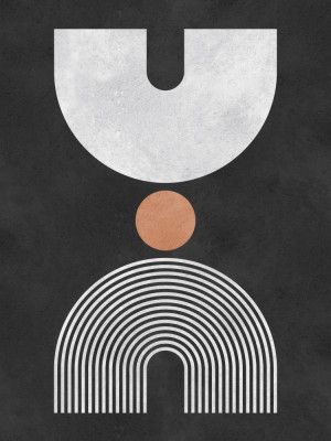 Circles on black background 6