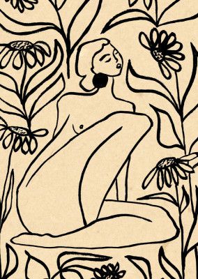 Girl In Sunflower Field