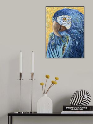 Vibrant Blue Macaw