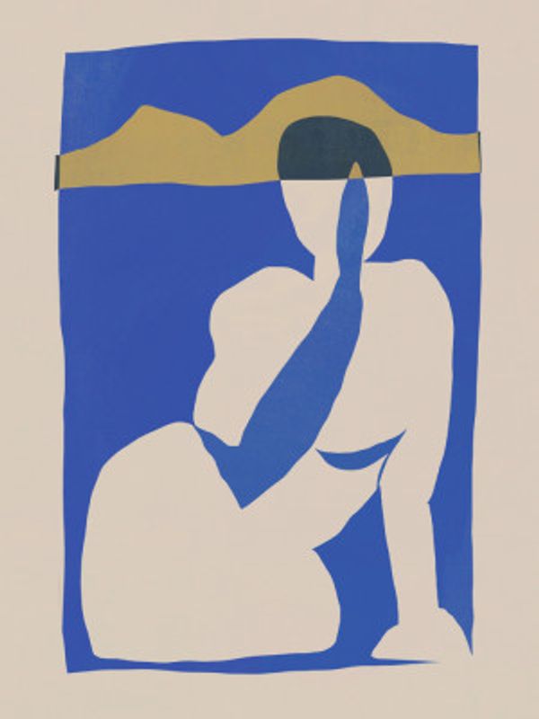 Silhouette Of A Human Figure