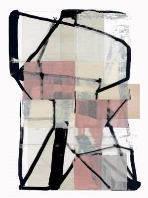 Line Art Patchwork Print No2