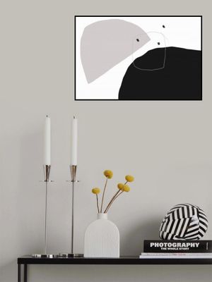 Monochrome Black and Gray Shapes