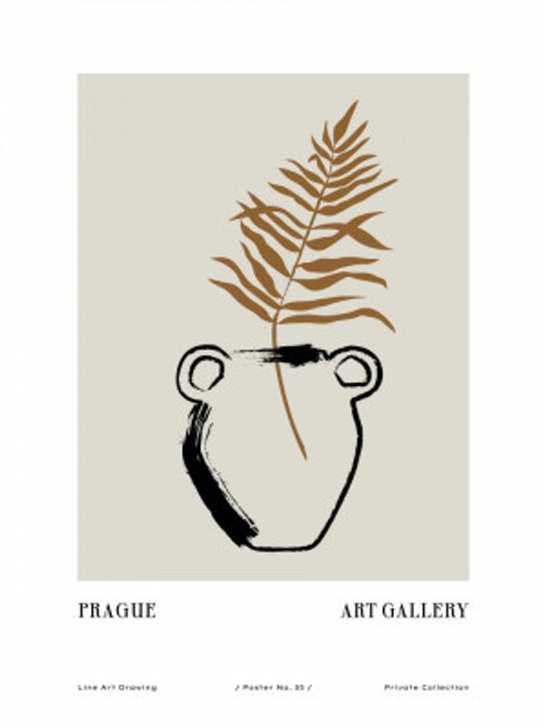 Vase and Fern Elegance