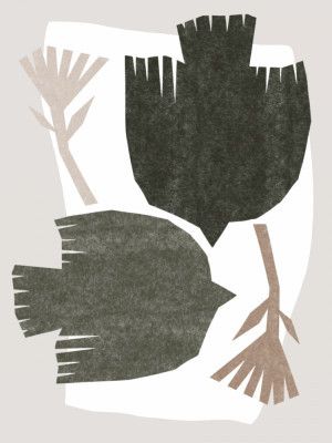 Abstract Birds Flight