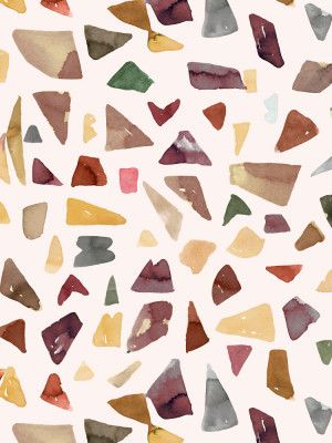 Terrazzo Watercolor Mineral