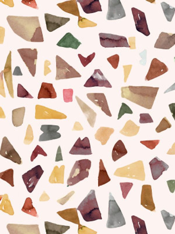 Terrazzo Watercolor Mineral