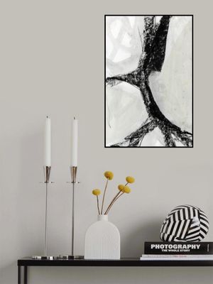Dramatic Night Vertical Totem Abstract Wall Art