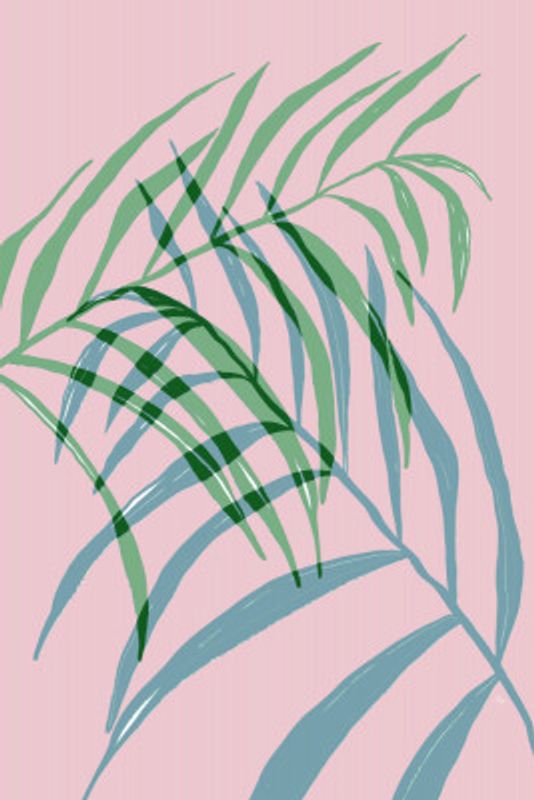 Green Palm Leaf