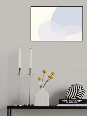 Organic Stones Graphic Beige   Blue