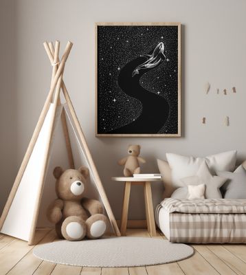 Starry Orca (black Version)