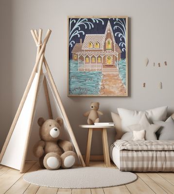 Sweet gingerbread house