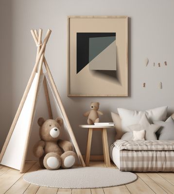 Geometric Shapes In A Minimalist Design