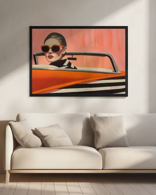 Woman In a Cadilac