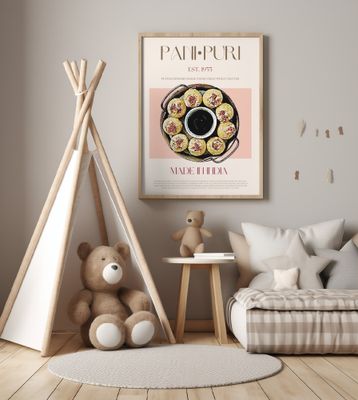 Pani Puri Print