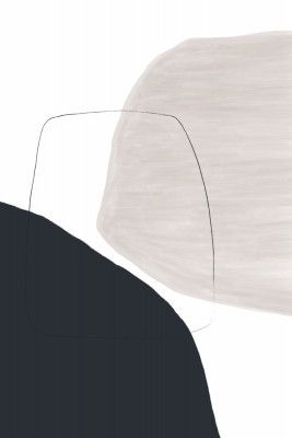 Abstract Artwork With Soft Beige And Brown Tones