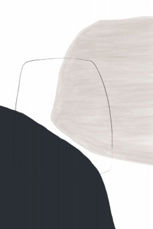 Abstract Artwork With Soft Beige And Brown Tones