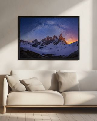 Baita Segantini Under The Night Sky