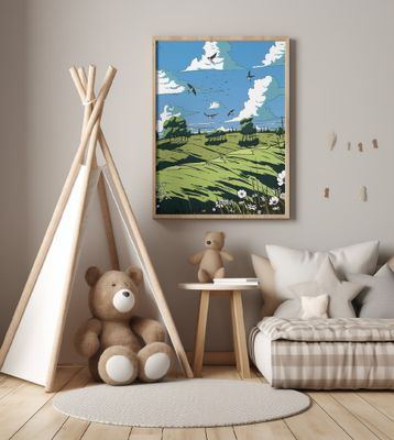 Landscape In The Summer