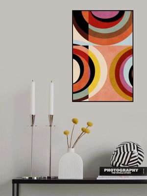 Warm Colors Bauhaus Geometry3